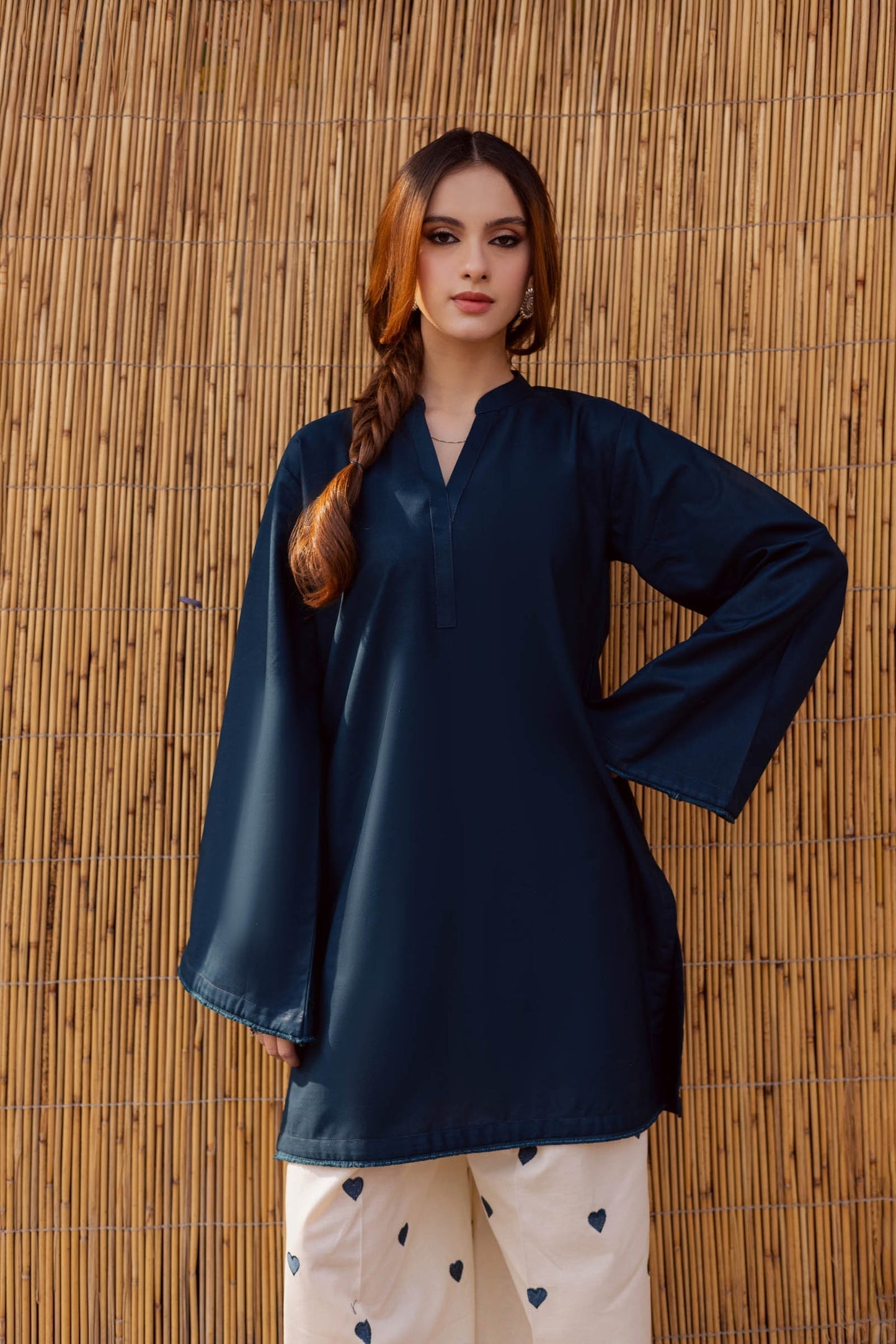 Nooray  Blue – 2 Piece Kurti Set