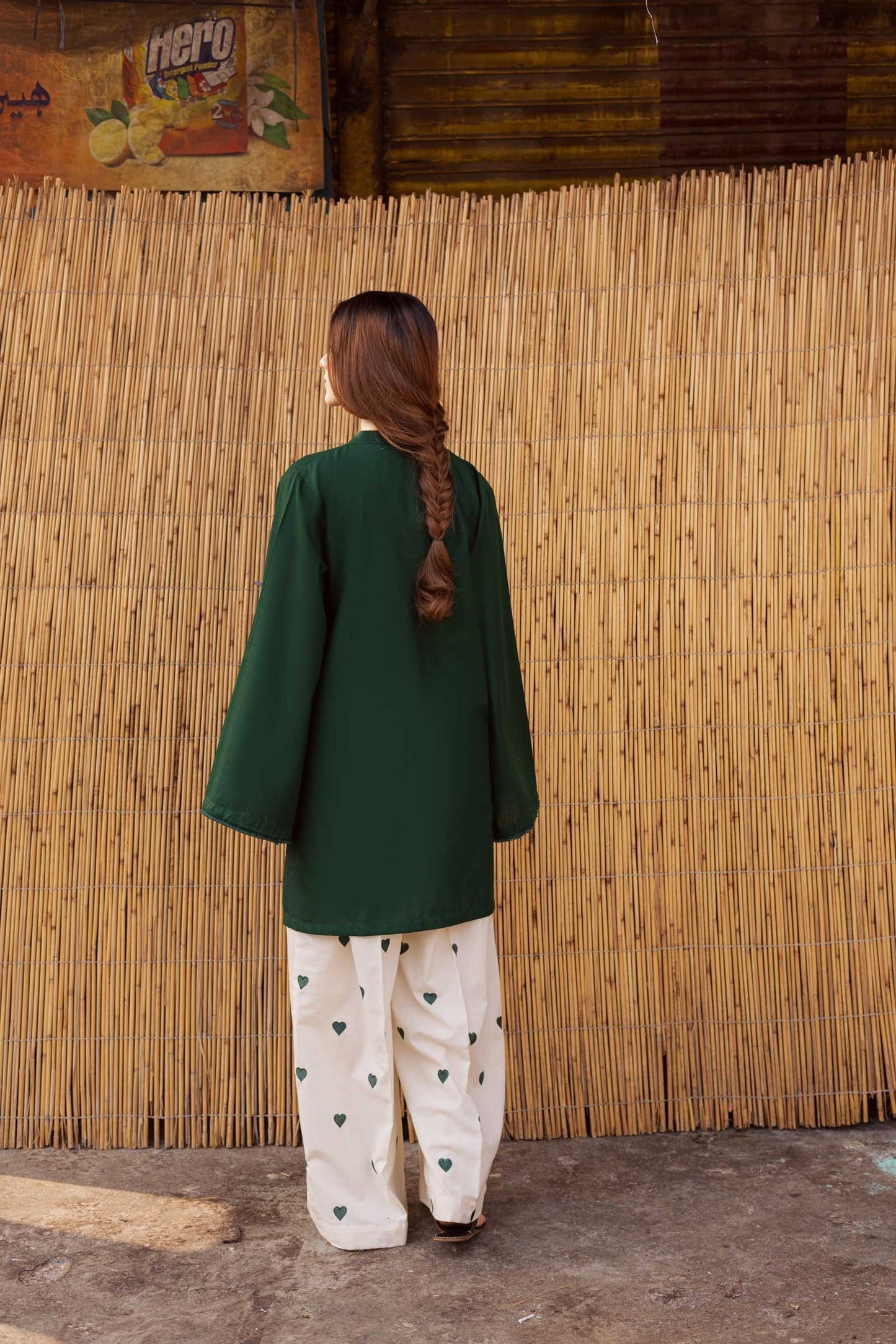 Nooray  Green – 2 Piece Kurti Set