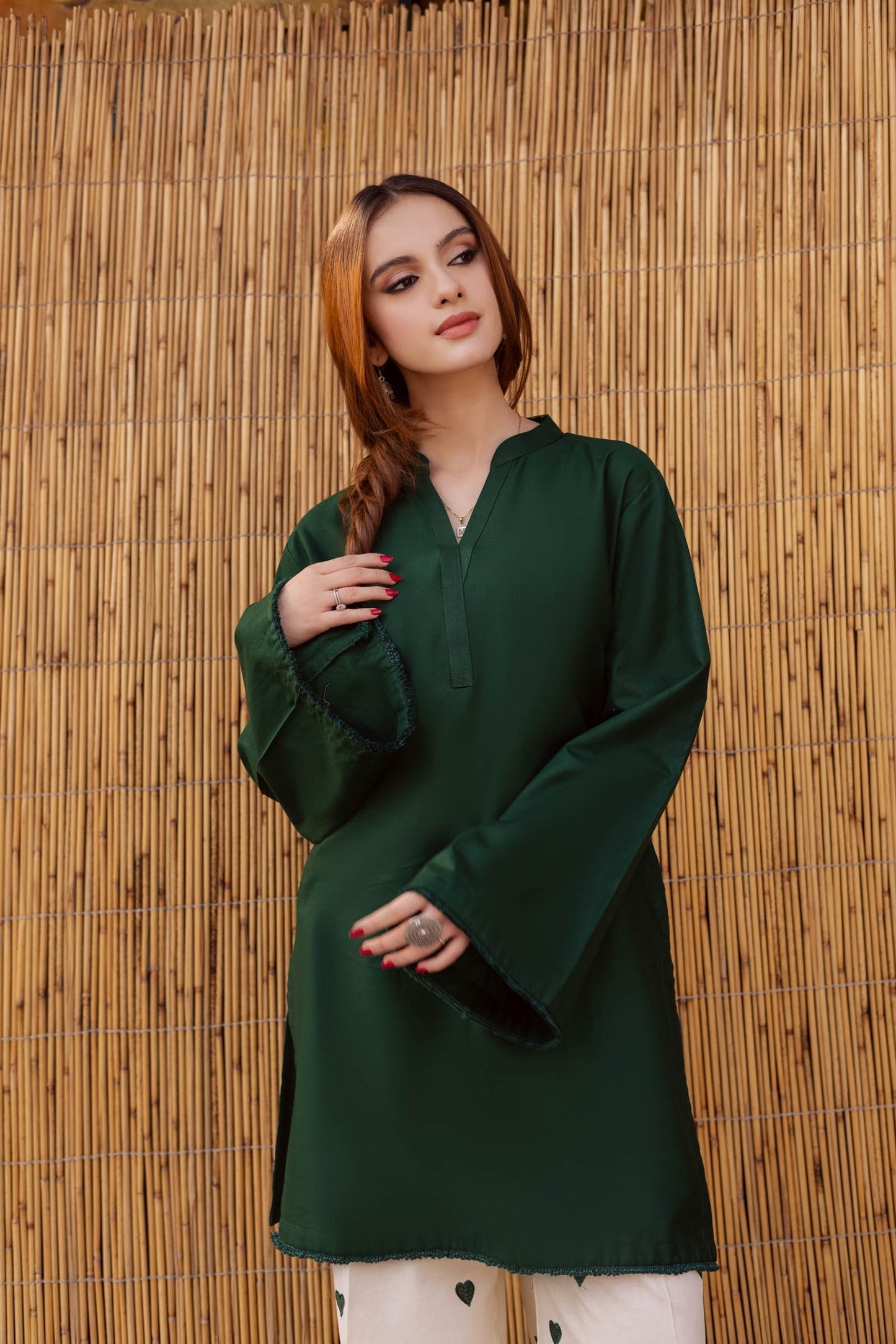 Nooray  Green – 2 Piece Kurti Set