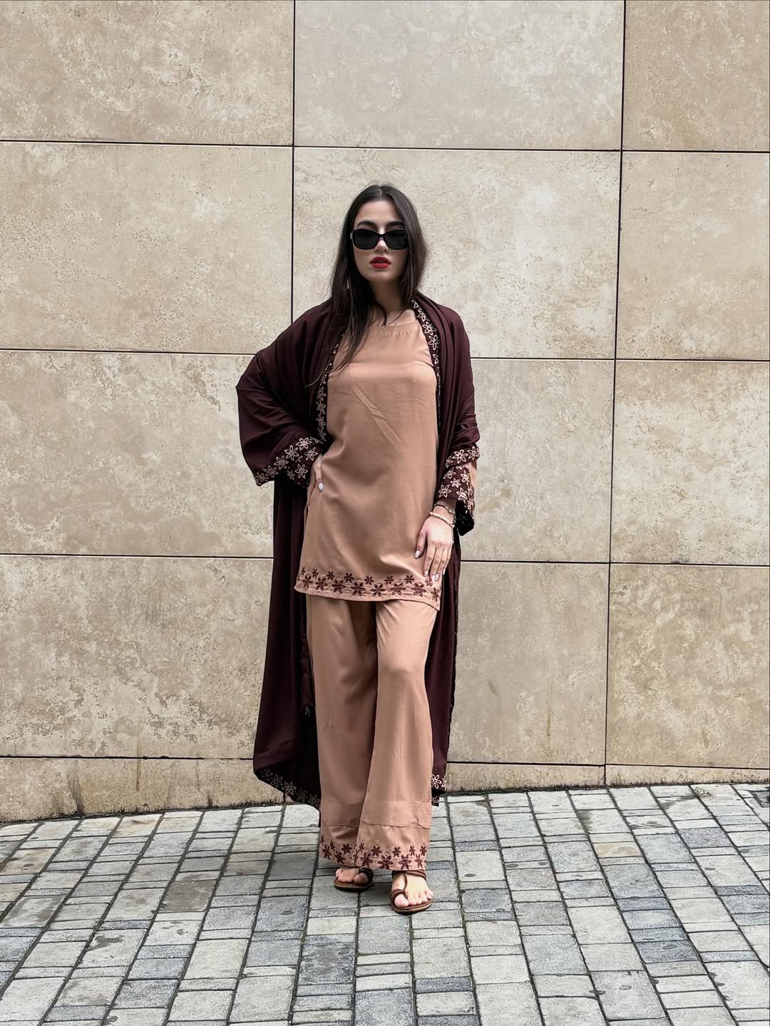 Aab-e-Sukoon – Elegant Summer 3PC Kurti Set | Soft & Breathable Cotton